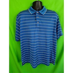 Pro Tour Cool Play Golf Polo - Men's Size XL‎ Blue - 100% Polyester - Preowned